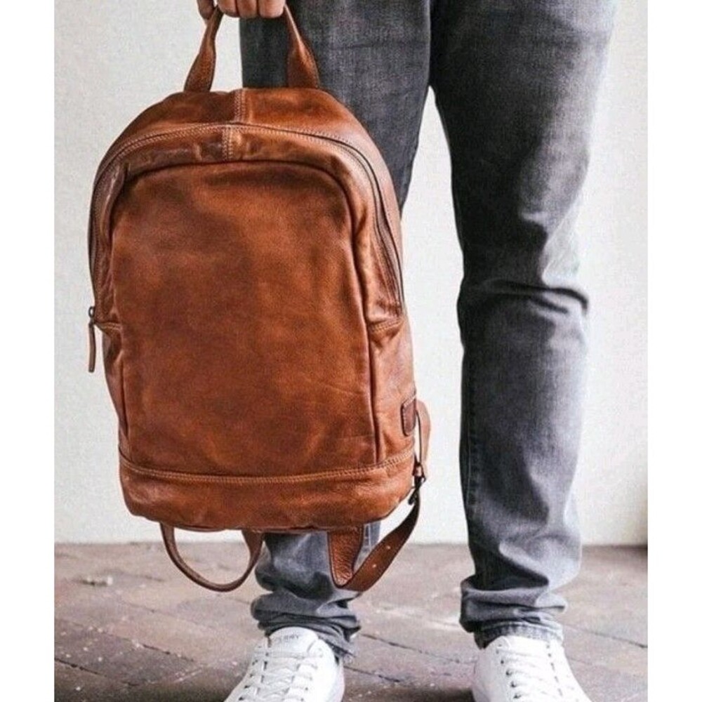 Trades Of Hope Journey Backpack Brown Leather Fair Trade Ethically Made